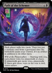 Path of the Schemer (Extended Art), Commander: March of the Machine