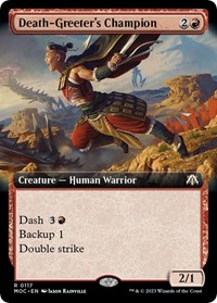Death-Greeter's Champion (Extended Art), Commander: March of the Machine
