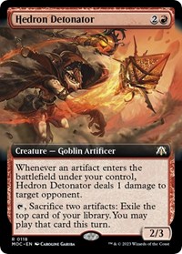 Hedron Detonator (Extended Art), Commander: March of the Machine