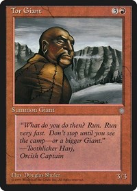 Tor Giant, Ice Age