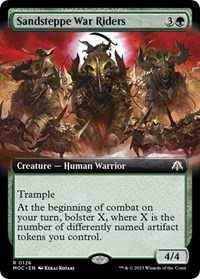 Sandsteppe War Riders (Extended Art), Commander: March of the Machine