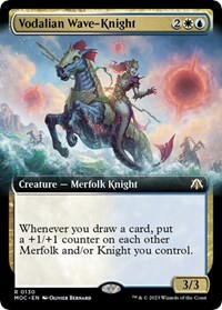 Vodalian Wave-Knight (Extended Art), Commander: March of the Machine