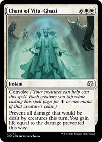 Chant of Vitu-Ghazi, Commander: March of the Machine