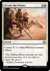 Secure the Wastes, Commander: March of the Machine