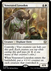 Venerated Loxodon, Commander: March of the Machine