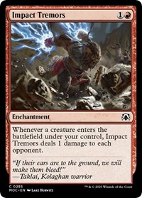 Impact Tremors, Commander: March of the Machine