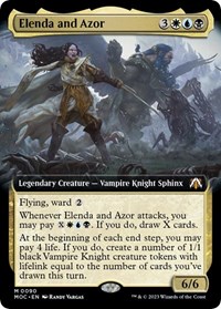 Elenda and Azor (Extended Art), Commander: March of the Machine