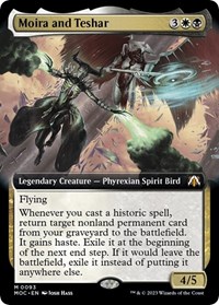 Moira and Teshar (Extended Art), Commander: March of the Machine
