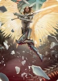 Archangel Elspeth Art Card, Art Series: March of the Machine