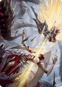Elspeth's Smite Art Card, Art Series: March of the Machine