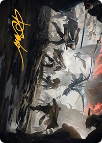 Invasion of Dominaria Art Card (Gold-Stamped Signature), Art Series: March of the Machine
