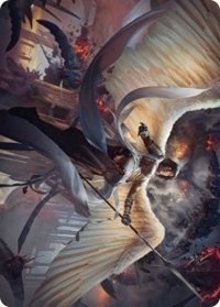 Serra Faithkeeper Art Card, Art Series: March of the Machine