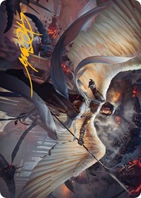 Serra Faithkeeper Art Card (Gold-Stamped Signature), Art Series: March of the Machine