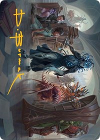 Invasion of Arcavios Art Card (Gold-Stamped Signature), Art Series: March of the Machine