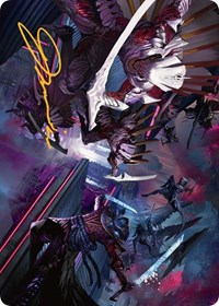 Invasion of Kamigawa Art Card (Gold-Stamped Signature), Art Series: March of the Machine