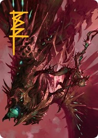 Skyclave Invader Art Card (Gold-Stamped Signature), Art Series: March of the Machine