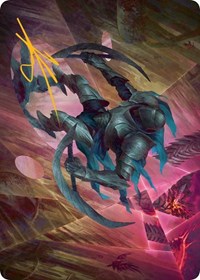 Xerex Strobe-Knight Art Card(Gold-Stamped Signature), Art Series: March of the Machine