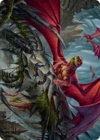 Hoarding Broodlord Art Card, Art Series: March of the Machine