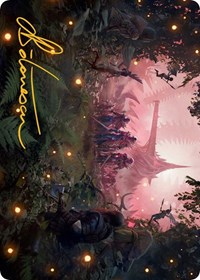 Invasion of Eldraine Art Card (Gold-Stamped Signature), Art Series: March of the Machine