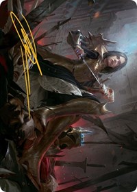 Marchesa, Resolute Monarch Art Card (25/81) (Gold-Stamped Signature), Art Series: March of the Machine