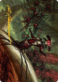 Sheoldred Art Card (Gold-Stamped Signature), Art Series: March of the Machine