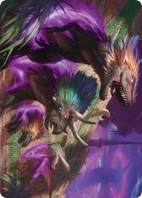 Burning Sun's Fury Art Card, Art Series: March of the Machine