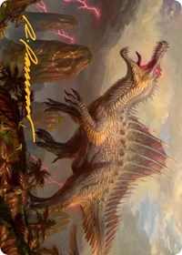 Etali, Primal Conqueror Art Card (Gold-Stamped Signature), Art Series: March of the Machine