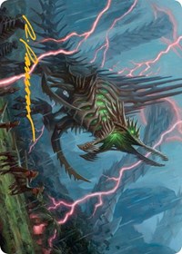 Etali, Primal Sickness Art Card (Gold-Stamped Signature), Art Series: March of the Machine