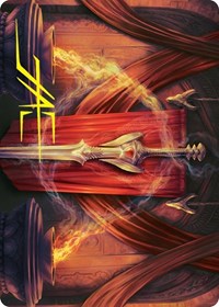 Ramosian Greatsword Art Card (Gold-Stamped Signature), Art Series: March of the Machine