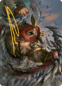 Borborygmos and Fblthp Art Card (42/81) (Gold-Stamped Signature), Art Series: March of the Machine