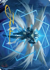 Vertex Paladin Art Card (Gold-Stamped Signature), Art Series: March of the Machine