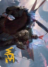 Marshal of Zhalfir Art Card (Gold-Stamped Signature), Art Series: March of the Machine