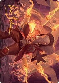 Quintorius, Loremaster Art Card (52/81) (Gold-Stamped Signature), Art Series: March of the Machine