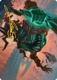 Yargle and Multani Art Card (Gold-Stamped Signature), Art Series: March of the Machine