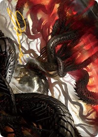 Realmbreaker, the Invasion Tree Art Card (Gold-Stamped Signature), Art Series: March of the Machine