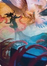 Drana and Linvala Art Card, Art Series: March of the Machine