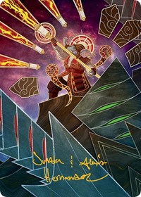 Quintorius, Loremaster Art Card (63/81) (Gold-Stamped Signature), Art Series: March of the Machine