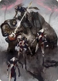Thalia and The Gitrog Monster Art Card, Art Series: March of the Machine