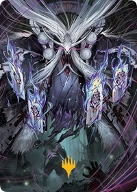 Horobi, Death's Wail Art Card (Gold-Stamped Signature), Art Series: March of the Machine