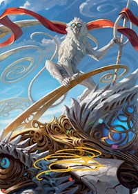 Ragavan, Nimble Pilferer Art Card (Gold-Stamped Signature), Art Series: March of the Machine