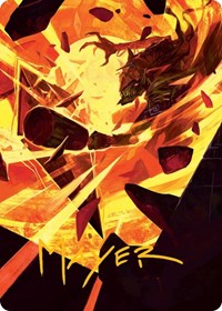 Zada, Hedron Grinder Art Card (Gold-Stamped Signature), Art Series: March of the Machine