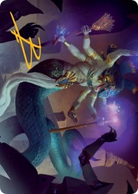 Imoti, Celebrant of Bounty Art Card (Gold-Stamped Signature), Art Series: March of the Machine