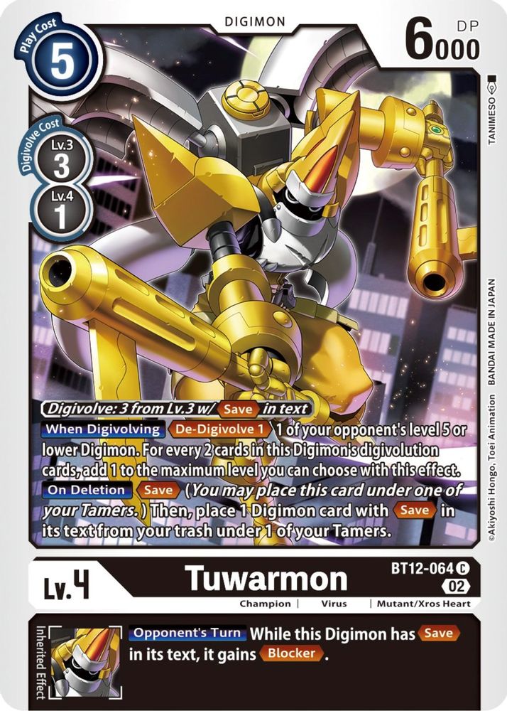 Tuwarmon, Standard, front