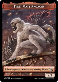 First Mate Ragavan Token, March of the Machine