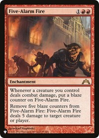 Five-Alarm Fire, The List Reprints