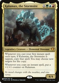Kalamax, the Stormsire, The List Reprints