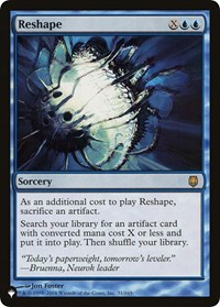 Reshape (DST), The List Reprints