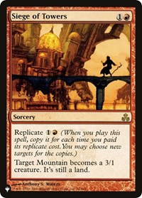 Siege of Towers, The List Reprints
