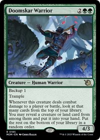 Doomskar Warrior, Promo Pack: March of the Machine