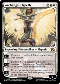 Archangel Elspeth, Prerelease Cards